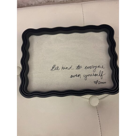 Double-Sided Drew Barrymore Home Decor Sign Canvas Frame Inspirational - Picture 7 of 14